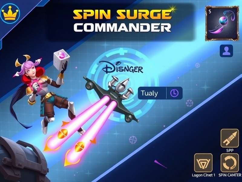 Spin Surge Commander Game Banner